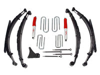 1986-1997 Ford F350 4x4 (standard & crewcab) - 4" Suspension EZ-Ride Lift Kit (w/ rear leaf springs, includes pitman arm)