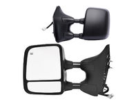 2006-2011 Nissan Titan (SE Model) - Extendable Towing Mirrors / Pair (Power Heated, Dual Mirror, Black, Foldaway )