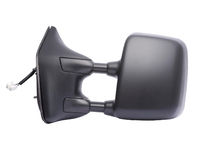 2006-2011 Nissan Titan (SE Model) - Extendable Towing Mirror / Driver side (Power Heated, Dual Mirror, Black, Foldaway )