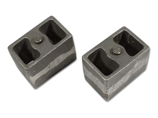 4" cast iron blocks (3" wide, tapered) - pair