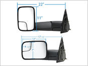 K Source - 60111c-dodge-ram-2500-towing-mirrors - Image #3