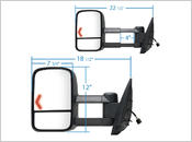 K Source - 62093g-chevy-silverado-1500-towing-mirrors - Image #2