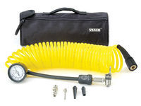 5-in-1 Inline Inflation/Deflation Coil Hose by Viair (100 PSI - Poly) - Viair # 00025