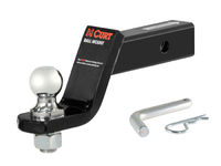 Ready Tow Ball Mount - (4" Drop Ball Mount, 1 7/8" Hitch Ball & Hitch Pin)