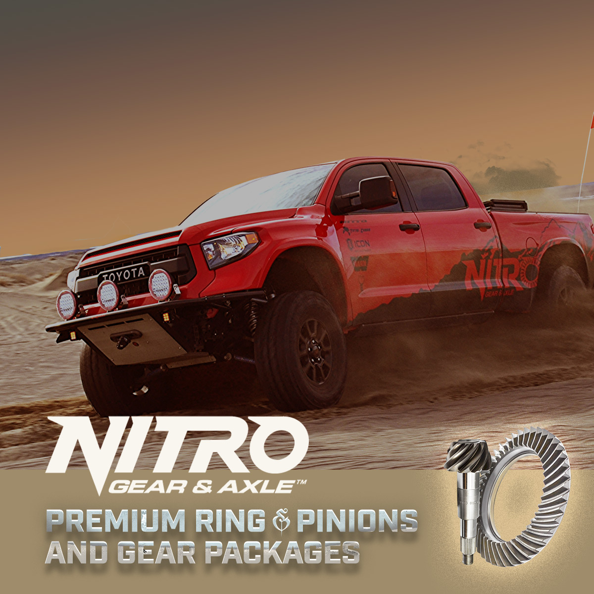 Nitro Gear & Axle Ring & Pinion