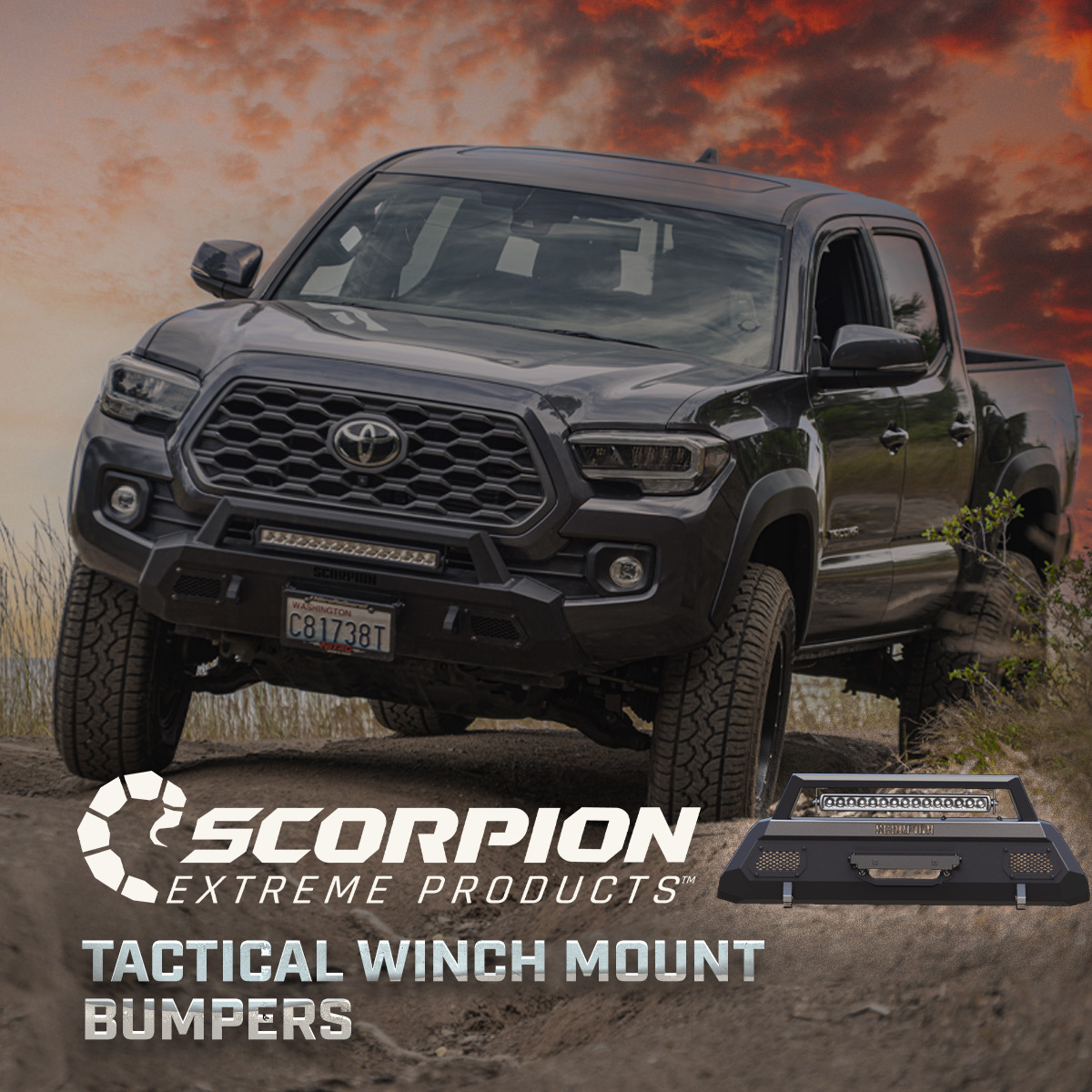 Scorpion Extreme Products Tactical Winch Mounts